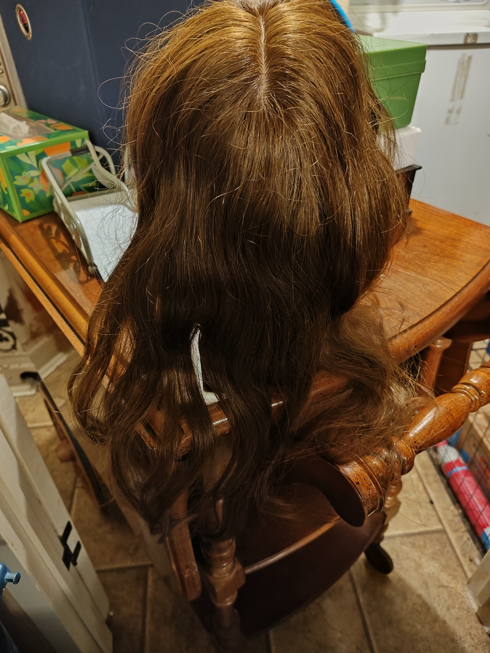 Natural Brown Women's Wavy Hair Topper - Stylish Everyday Look